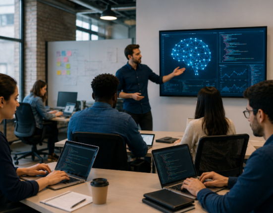 ml-workforce-reskilling-team-in-modern-tech-office