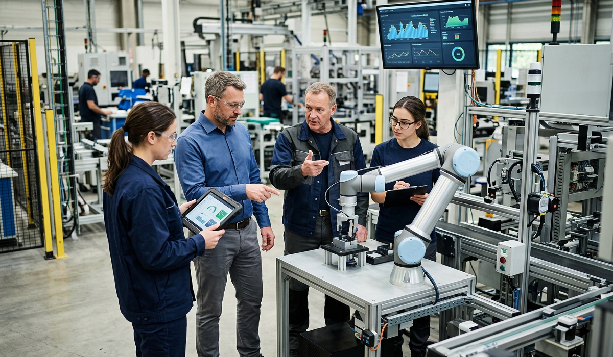 robotics-integration-team-on-smart-manufacturing-floor